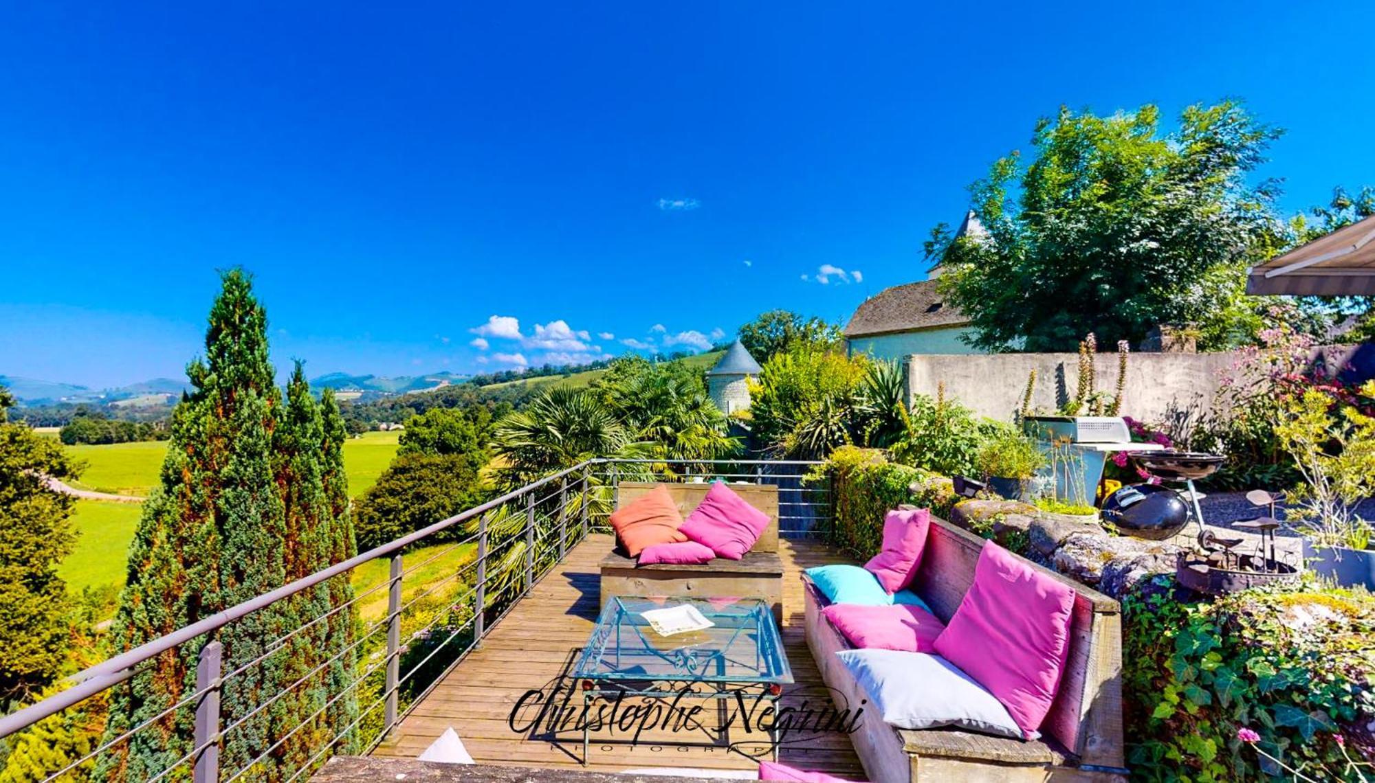 Chateau Porthos Tranquillite Des Pyrenees Lanne-en-Baretous 외부 사진